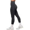 imageMOOSLOVER Women High Waisted Workout Leggings Seamless Compression Tummy Control Yoga Pants No Front SeamBlack Leopard