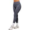 imageMOOSLOVER Women High Waisted Workout Leggings Seamless Compression Tummy Control Yoga Pants No Front SeamBlue Leopard