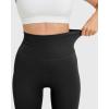 imageMOOSLOVER Women Tummy Control Seamless Leggings High Waisted Compression Butt Lifting Workout Gym Yoga PantsBlack