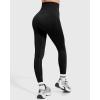 imageMOOSLOVER Women Tummy Control Seamless Leggings High Waisted Compression Butt Lifting Workout Gym Yoga PantsBlack