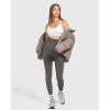 imageMOOSLOVER Women Tummy Control Seamless Leggings High Waisted Compression Butt Lifting Workout Gym Yoga PantsGrey