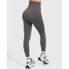 imageMOOSLOVER Women Tummy Control Seamless Leggings High Waisted Compression Butt Lifting Workout Gym Yoga PantsGrey