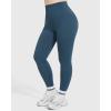 imageMOOSLOVER Women Tummy Control Seamless Leggings High Waisted Compression Butt Lifting Workout Gym Yoga PantsNavy Blue