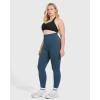 imageMOOSLOVER Women Tummy Control Seamless Leggings High Waisted Compression Butt Lifting Workout Gym Yoga PantsNavy Blue