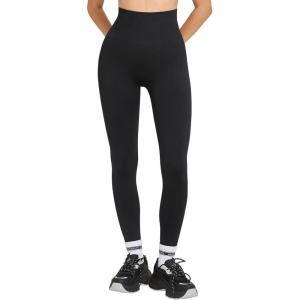 imageMOOSLOVER Women Tummy Control Seamless Leggings High Waisted Compression Butt Lifting Workout Gym Yoga PantsBlack