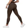 imageMOOSLOVER Seamless Butt Lifting Workout Leggings for Women High Waist Yoga Pants Compression Contour Tights1 Espresso