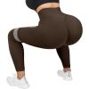 imageMOOSLOVER Seamless Butt Lifting Workout Leggings for Women High Waist Yoga Pants Compression Contour Tights1 Espresso