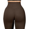 imageMOOSLOVER Seamless Butt Lifting Workout Leggings for Women High Waist Yoga Pants Compression Contour Tights1 Espresso