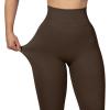 imageMOOSLOVER Seamless Butt Lifting Workout Leggings for Women High Waist Yoga Pants Compression Contour Tights1 Espresso