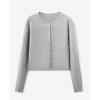 imageMOOSLOVER Women Cropped Cardigan Sweaters Long Sleeve Button Up Fall Fashion Knit Top Trendy Y2k OutfitsGrey