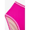 imageMOOSLOVER Women Bikini Sets Plunging High Waisted Swimsuit Whip Stitch 2 Piece Bathing SuitsPink